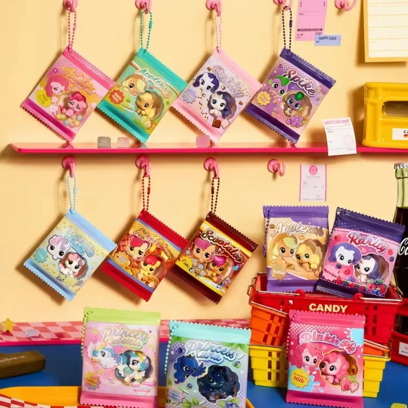 Новинка: Оригинальный коллекционный брелок-подвеска Kayou My Little Pony Candypuff в виде пакетика конфет, мини-бокс-сюрприз, праздничный подарок