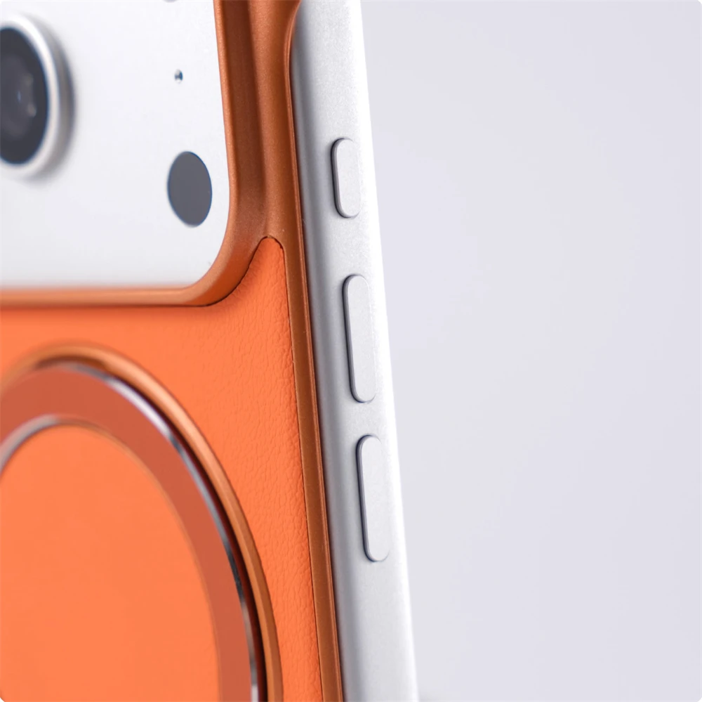 Ultracienkie, bezramkowe etui magnetyczne z podstawką do iPhone'a 17 Pro Max Air 16 15 14 Plus 13 12, kompatybilne z bezprzewodowym ładowaniem MagSafe. — zdjęcie produktu 5