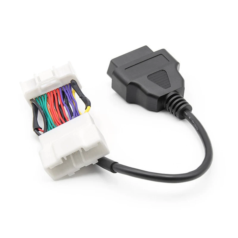 16pin OBD2 Connector for Tesla Model 3 20/26 Pin Male Female Car Diagnostic Extension Cable Auto Adapter