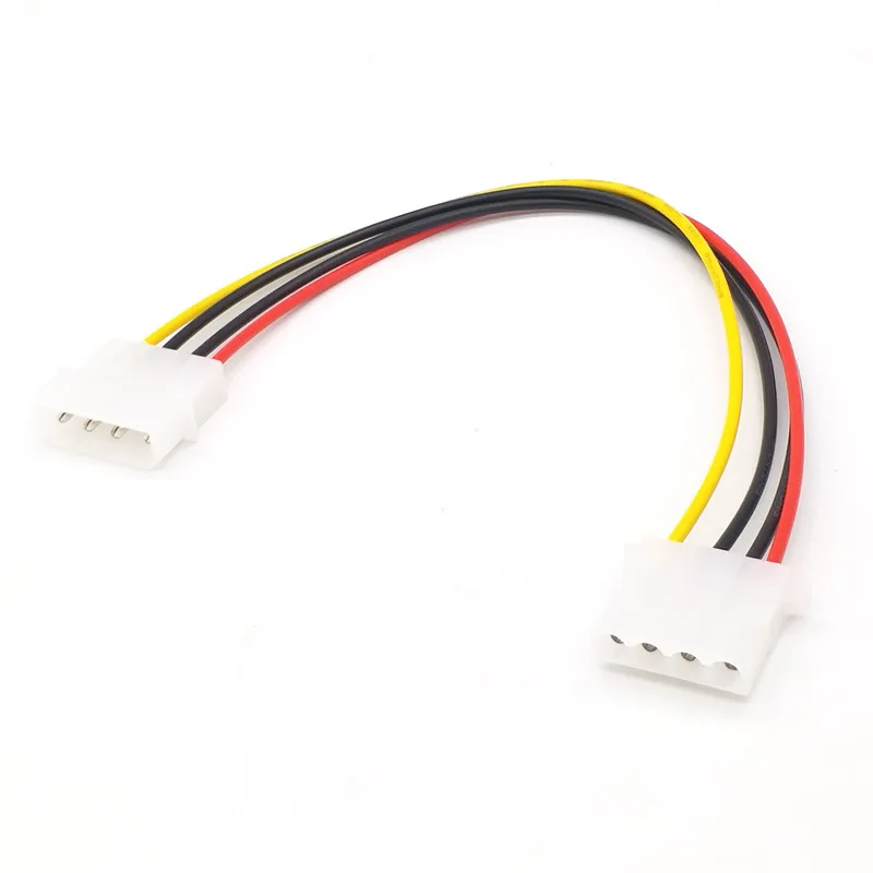 1 pz IDE 4 Pin Molex femmina a 4 Pin femmina connettore di prolunga di alimentazione cavo IDE 4 Pin femmina a femmina cavo 30cm