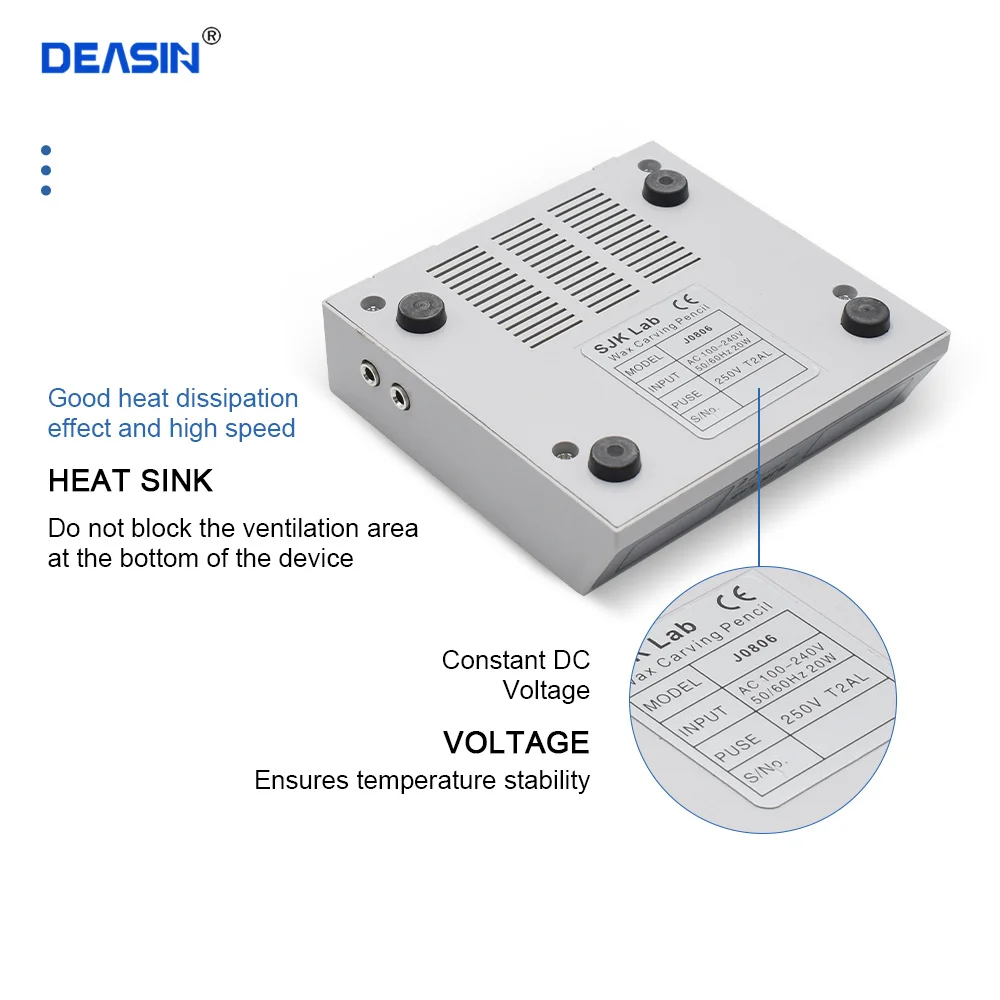 Cera eléctrica Dental ultrafina para laboratorio Dental, tallado con pluma doble para tallar, cuchillo para tallar cera, Kit de cuidado de cera eléctrica