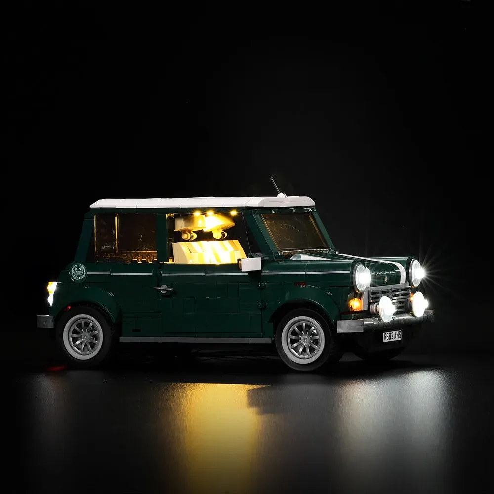 

Kyglaring Led Light Kit For LEGO the mini copper bricks model Compatible With 10242 and 21002 blocks set (not include the car)