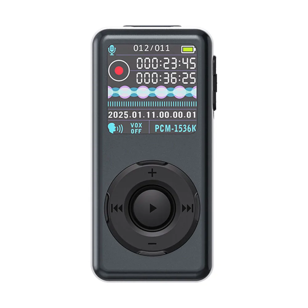 4GB-64G مسجل صوت رقمي إلغاء الضوضاء الذكية AI صوت المنشط مسجل الصوت مشغل MP3 لاجتماع مقابلة المحاضرة