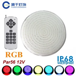 LED Pool Bulb Resin Filled Light IP68 Waterproof Underwater Lights AC12V Spot Piscine LED Couleur RGB PAR 56 42W Fountain Lamp