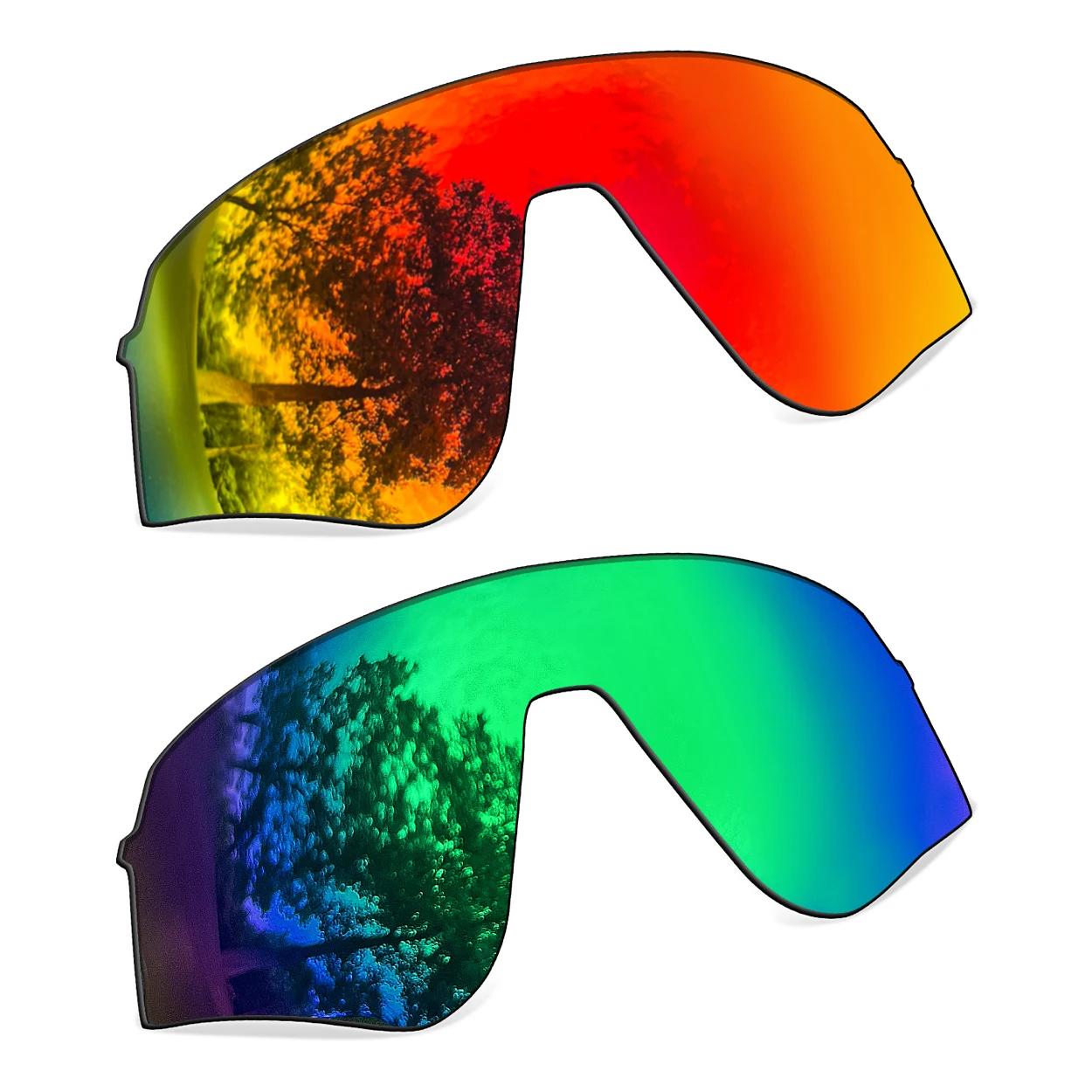 

2 Pieces Upgrade Lenses for Oakley Sutro Lite Sweep OO9465 Sunglasses Frame100% UV Protection Multiple Color Options