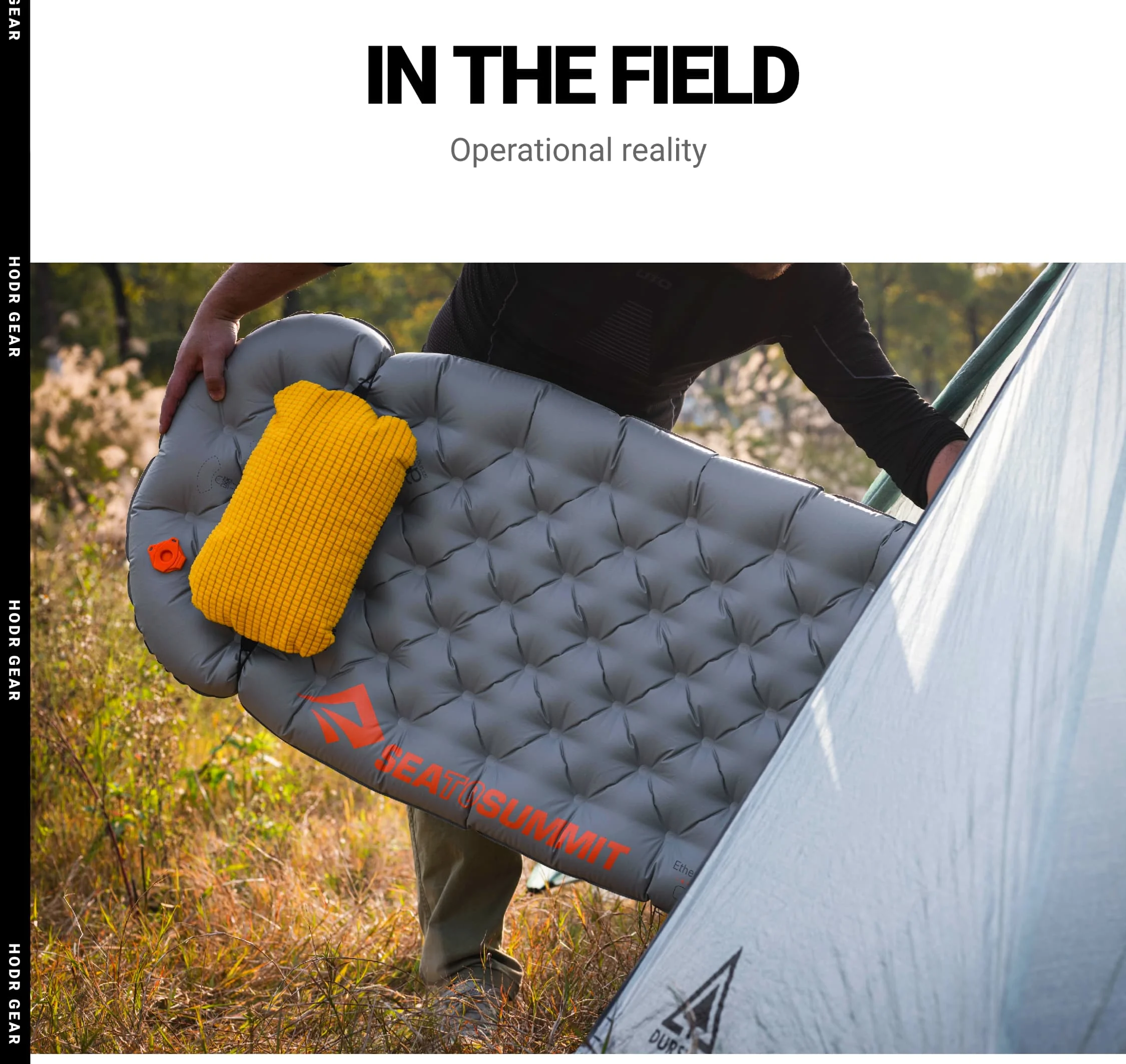 [HODR GEAR] 2-in-1 Packbeutel & Kopfkissen aus UHMWPE, Multifunktionale Outdoor-Kopfstütze, 53g Ultraleicht für Wanderer und Camper – Detail 12