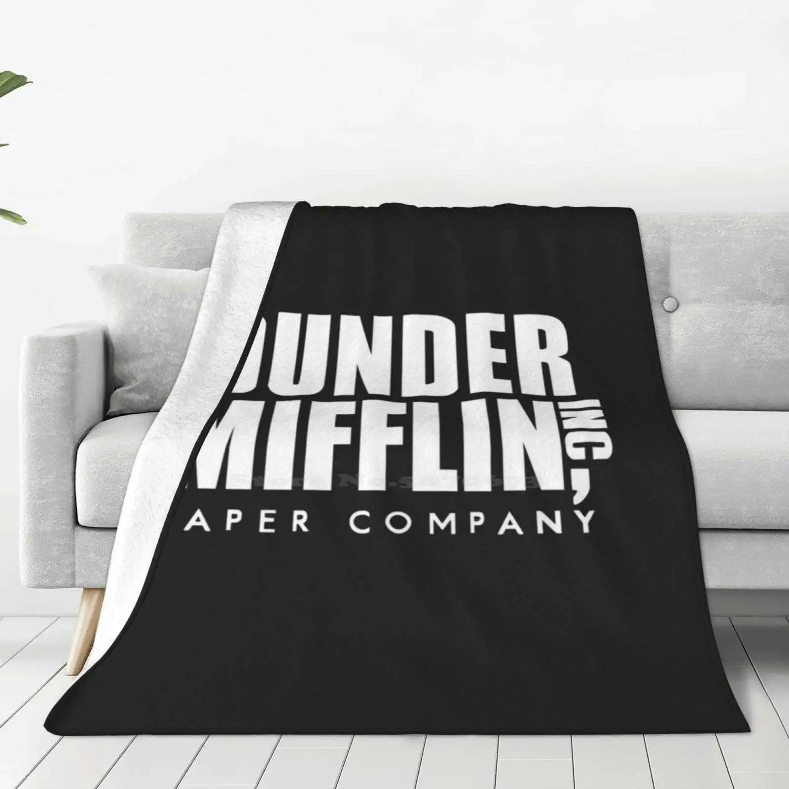 Dunder Mifflin Inc Latest Super Soft Warm Light Thin Blanket Michael Dwight Schrute Jim Halpert Dunder Mifflin Pam Beesly The