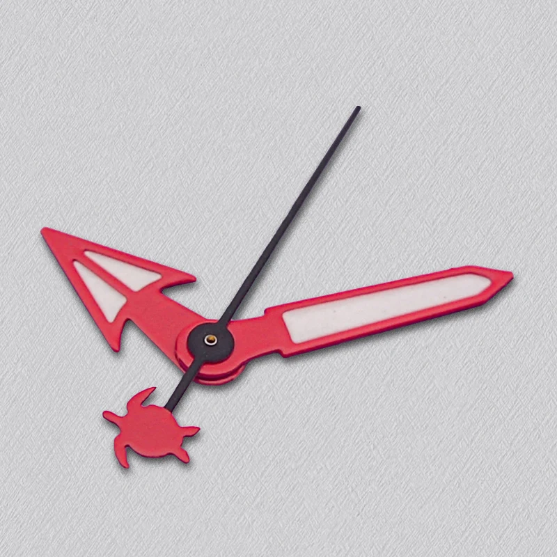 Lancette dell'orologio NH35 C3 Lancette luminose verdi adatte ai movimenti NH36 7S26 4R35 NH38 per parti di riparazione dell'orologio SKX007 SKX009 SRPD