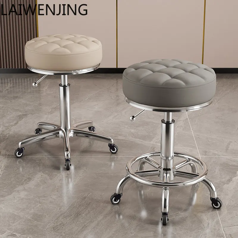 

MJY pulley barber shop chair beauty salon special large stool lifting and turning round stool