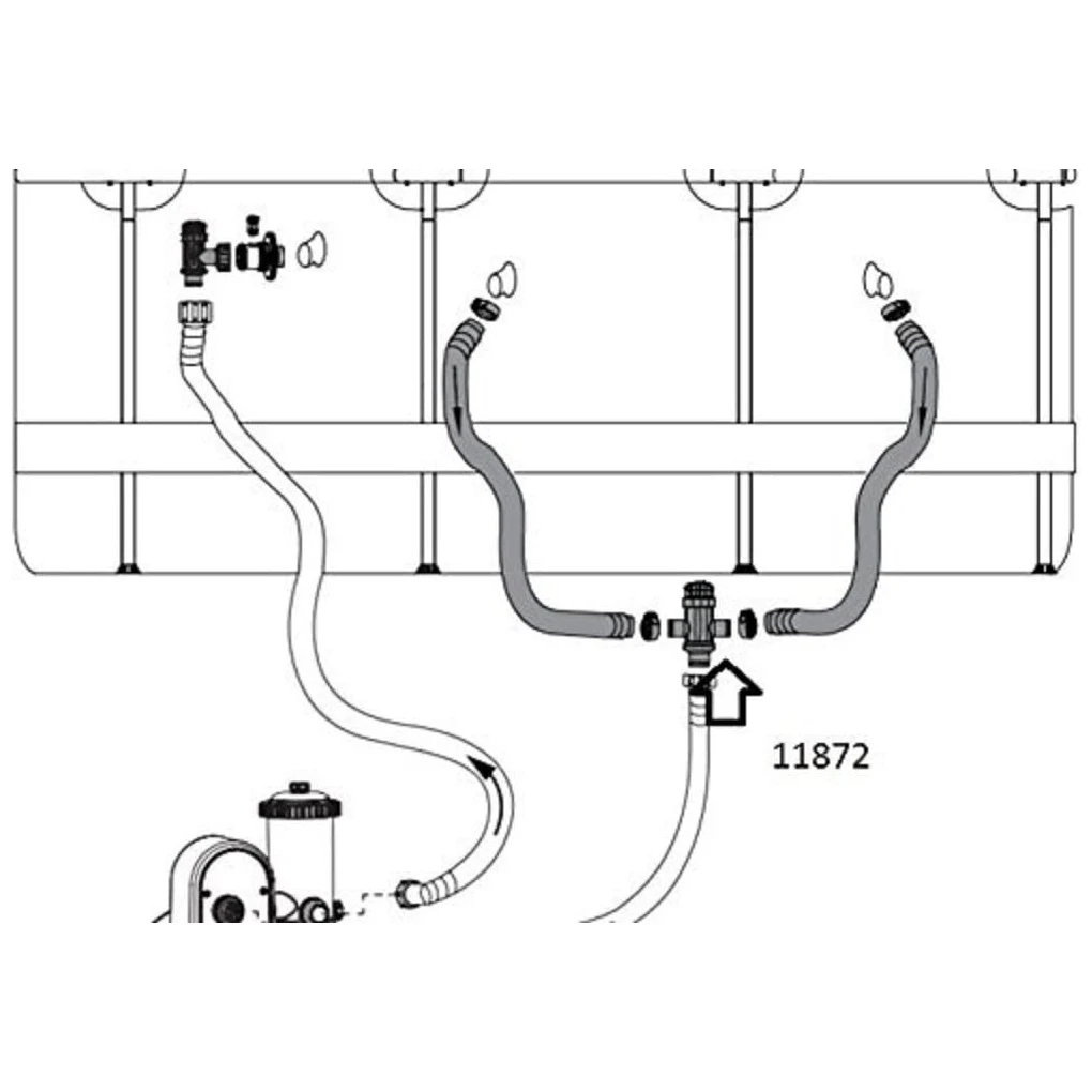 Válvula de êmbolo eficiente para piscina