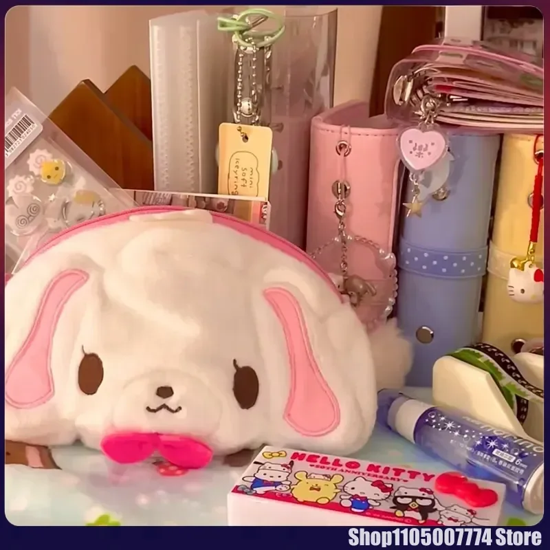 

Kawaii Sugarbunnies Pencil Cases For Girls Cartoon Shirousa White Bunny Pen Bag Cute Pencil Pouch Storage Organizer Bag Gifts