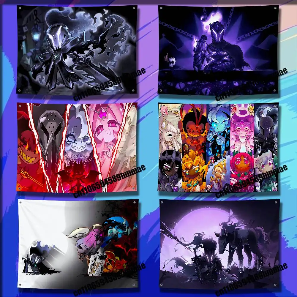 

For Silent Salt C-Cookie Run Flag 150*200cm 60*110cm 80*120cm 100*150cm 50*70cm Outdoor Wall Banner Tapestry Cover