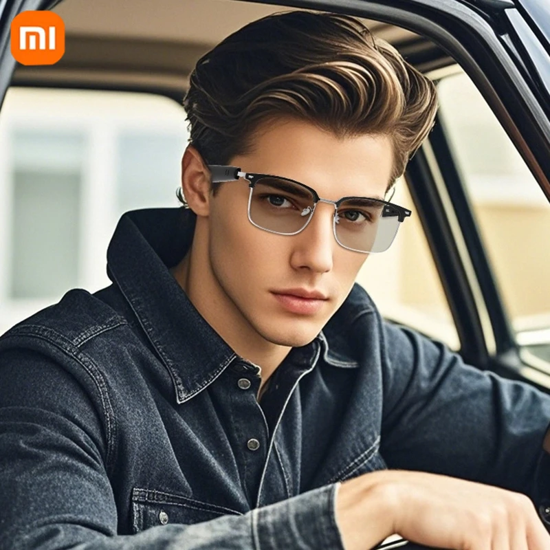 Xiaomi AI النظارات الذكية HD كاميرا الدردشة GPT بلوتوث دعوة صوت مساعد التحكم الملاحة مقاوم للماء نظارات رياضية ذكية جديدة