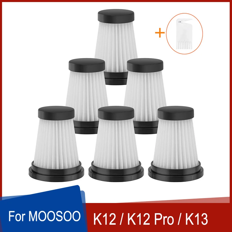 HEPA Filters Replacement Parts For MOOSOO K12 K12 Pro K13 Cordless Vacuum And Foxnovo13KPA Handheld Vacuum Cleaner Parts