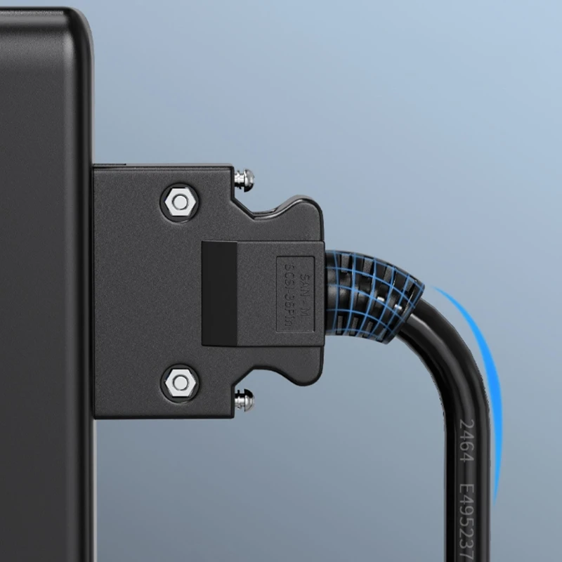 SCSI Servo ข้อมูลสาย CN36P SCSI Data Cable Extension Cord 8 มม. เส้นผ่านศูนย์กลาง 28AWG