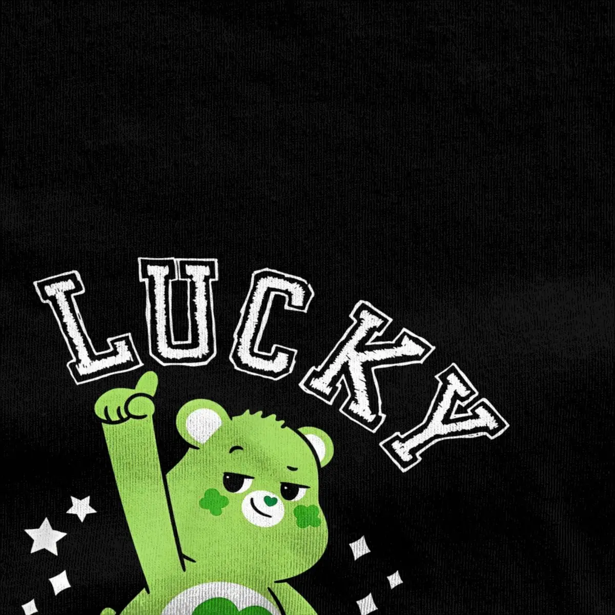 Men's T Shirt Care Bears Unlock The Magic Good Luck Bear Lucky T-Shirts Hippie Summer Tee Shirt Casual 100% Cotton Clothes Gift