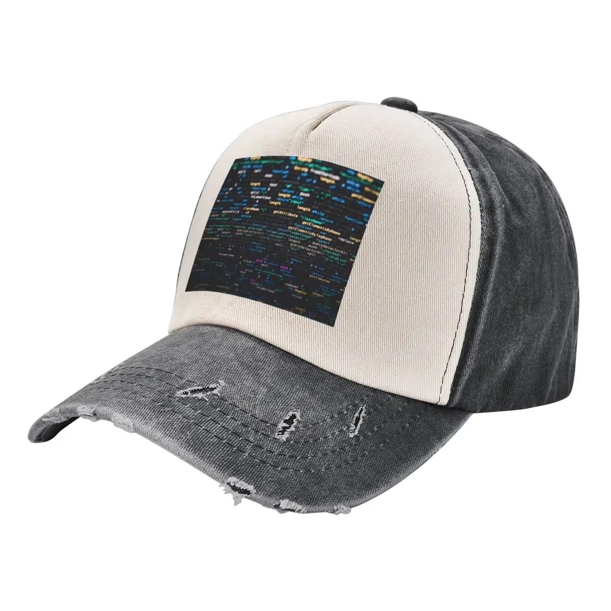 

Software Developer Programming Code on Black Background Baseball Cap Streetwear hats on offer Luxury Hat Men Women's