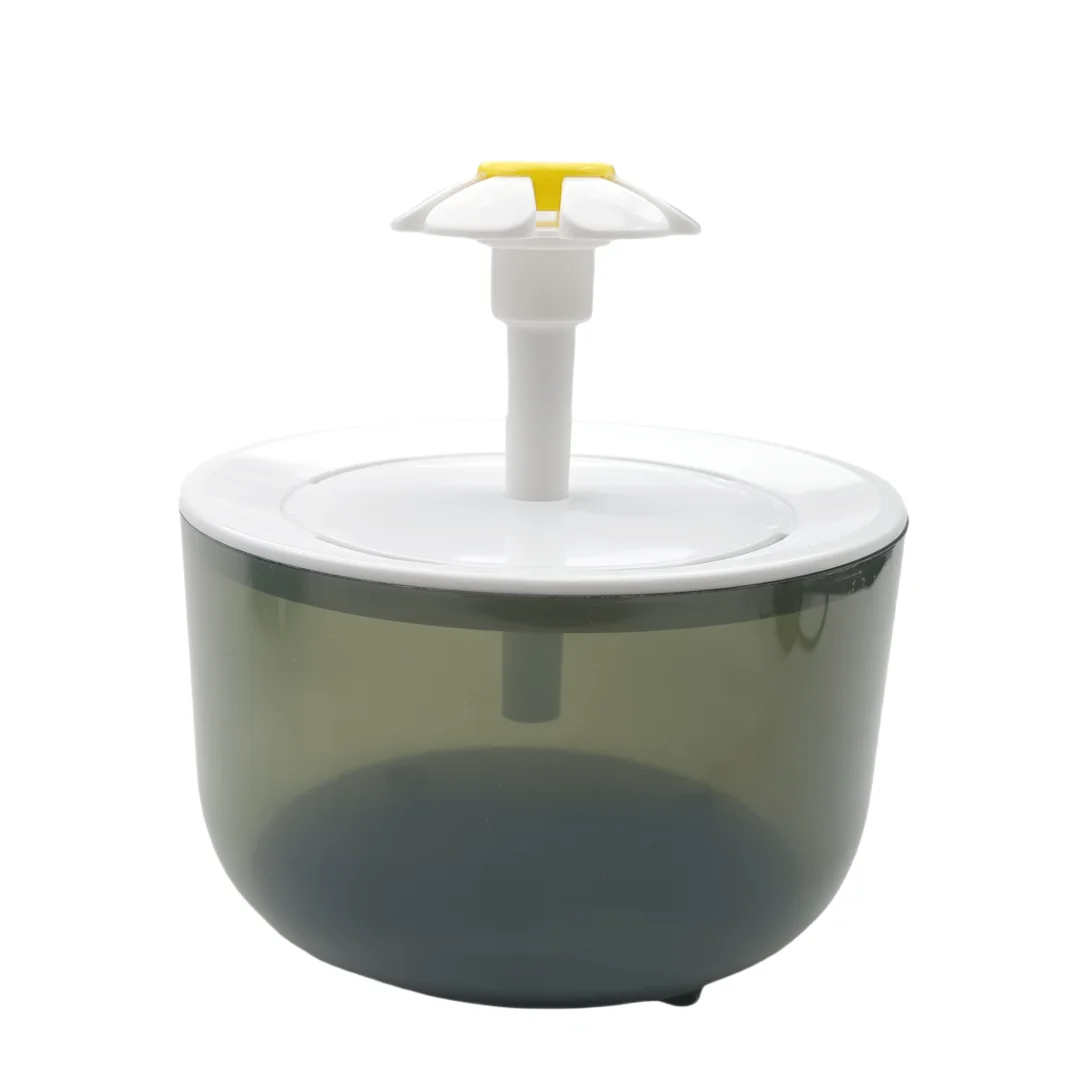 Katzen-Trinkbrunnen, 1,2L Zirkulierender Haustier-Wasserspender, USB-Betrieben, Geräuscharm, mit Filterschaum für Katzen und Kleine Hunde