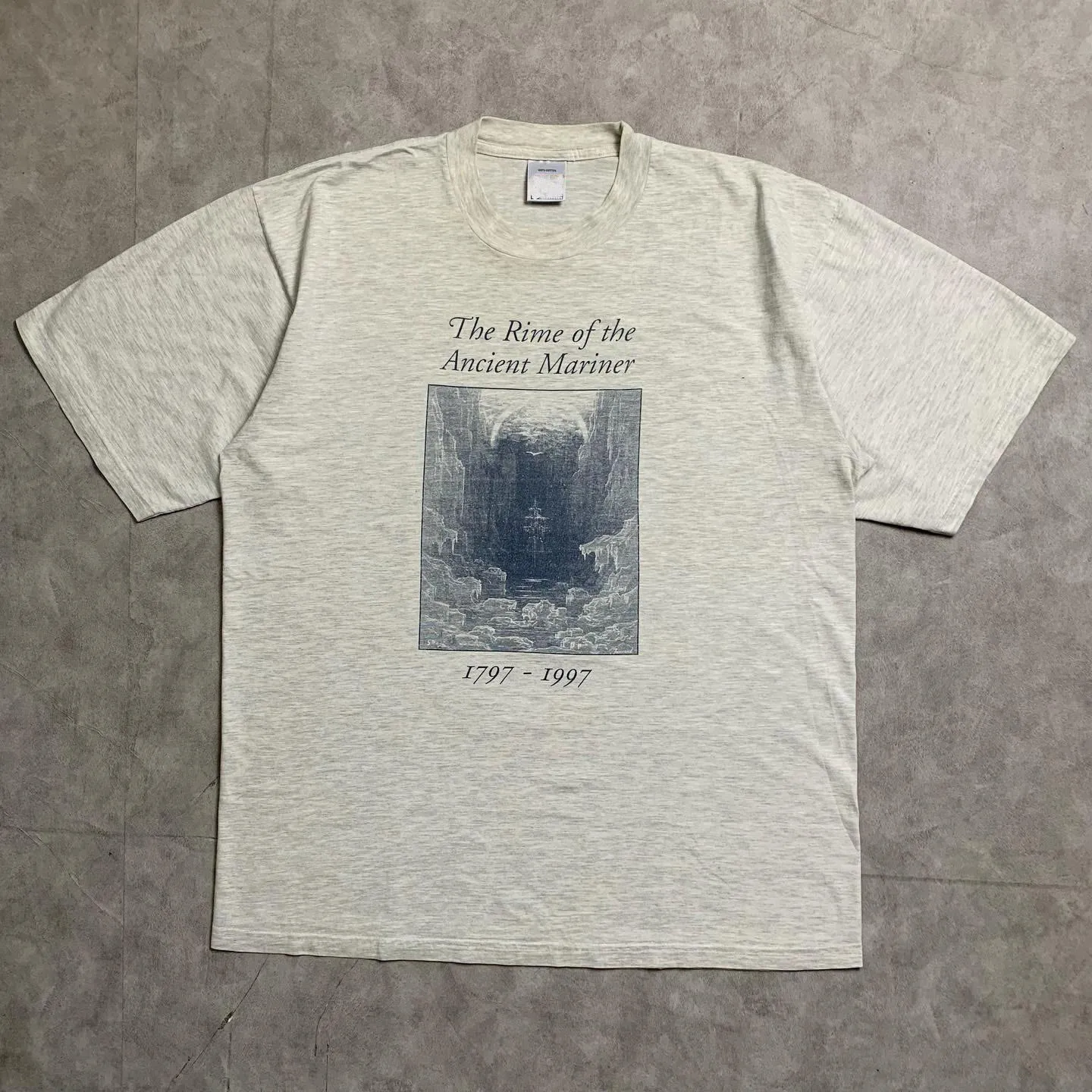 Loose Linen Grey Short Sleeve T-Shirt 90s American Retro Romantic Artistic Feel Vintage Style Breathable Cotton round Neck Me...