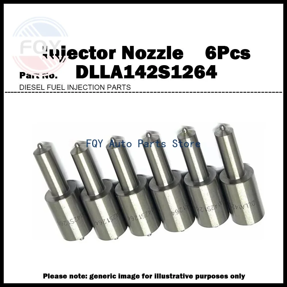 

6X High Quality For Mercedes Benz L1114 L1314 L1514 5.7D OM352 Injector Nozzle DLLA142S1264
