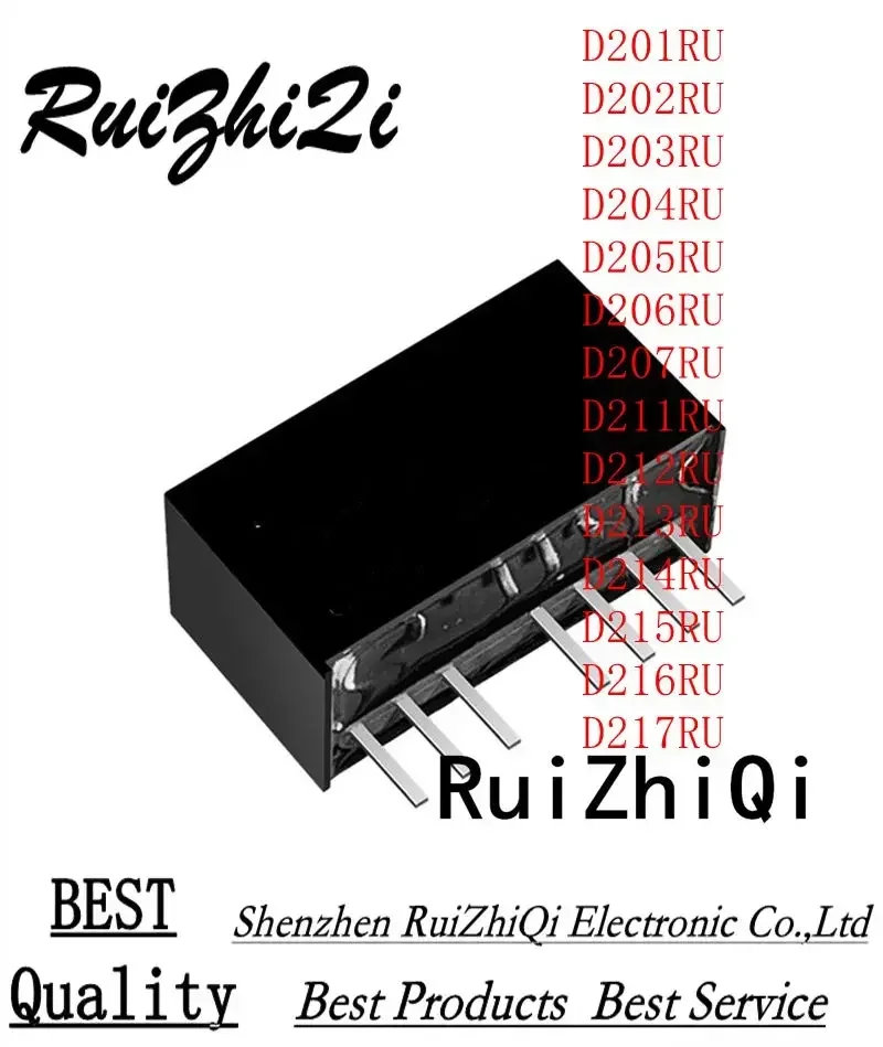 

10PCS/LOT D201RU D202RU D203RU D204RU D205RU D206RU D207RU D211RU D212RU D213RU D214RU D215RU D216RU D217RU 2W SIP DC/DC