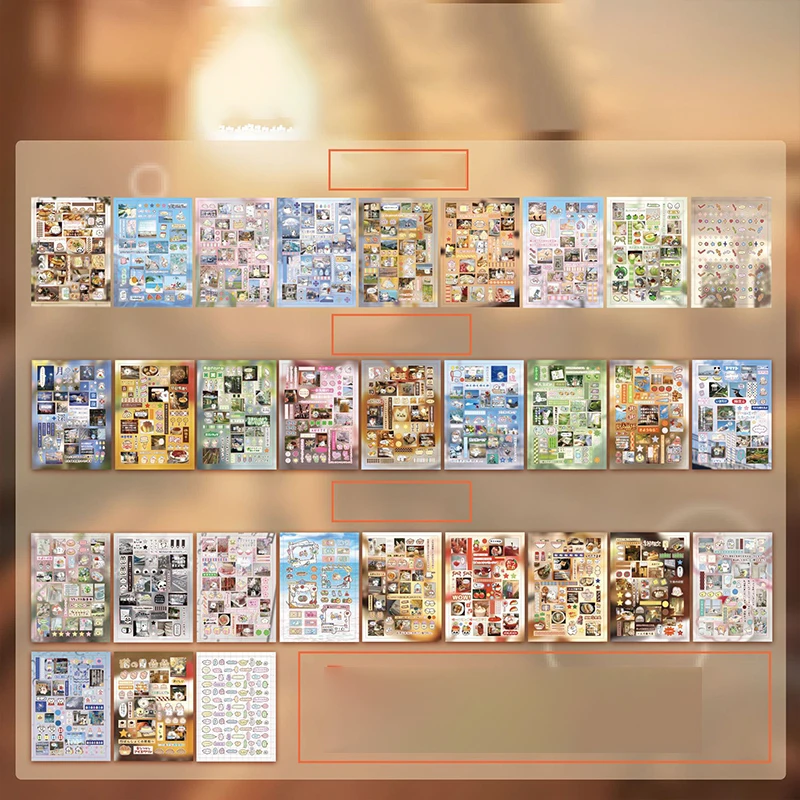 Retro Graffiti Sticker Book (30 Sheets)