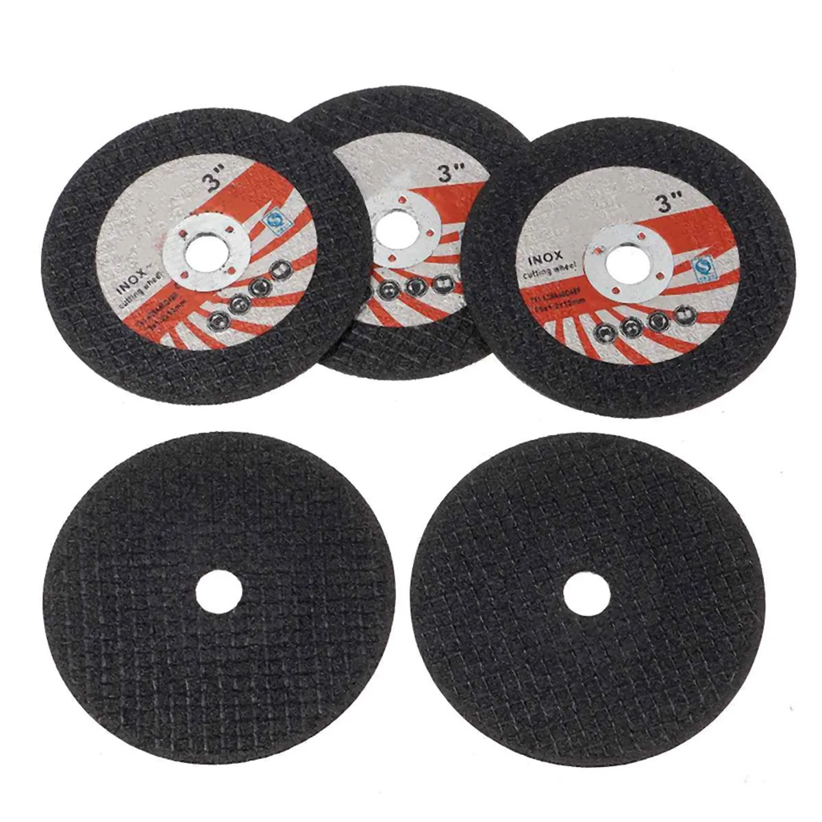 10PCS 75Mm Mini Cutting Disc Circular Resin Grinding Wheel for 10Mm Bore Angle Grinder Wood Tile Cutting Disc Power Tool