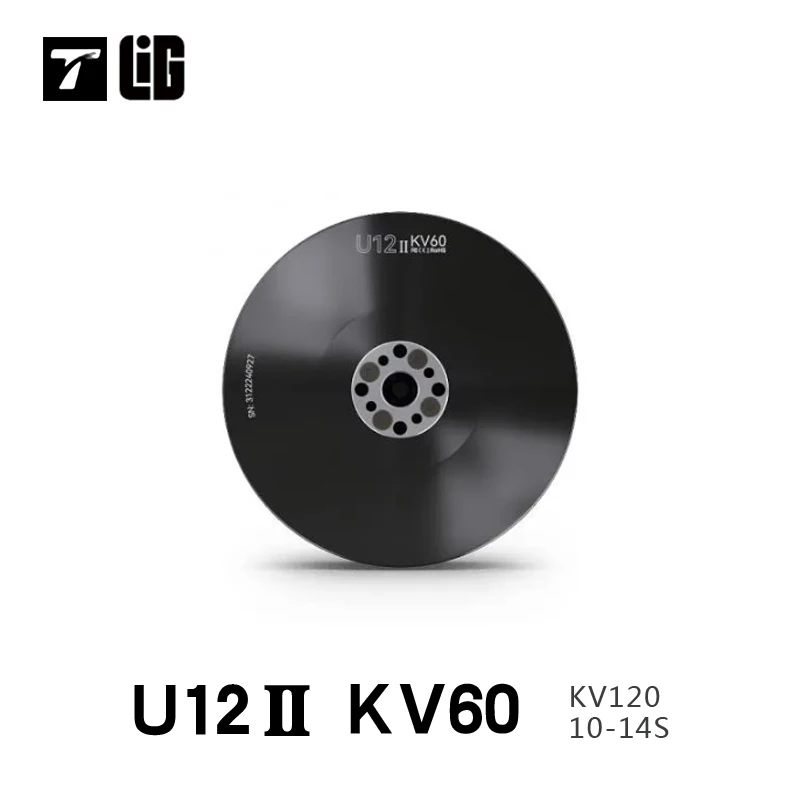 Moteur sans balais U12II KV60 KV120 10-14S TMOTOR, enroulement argenté FOC ESC pour UAV RC Quadcopter RC Rotor, pièces de Drone BLDC Ultra-léger