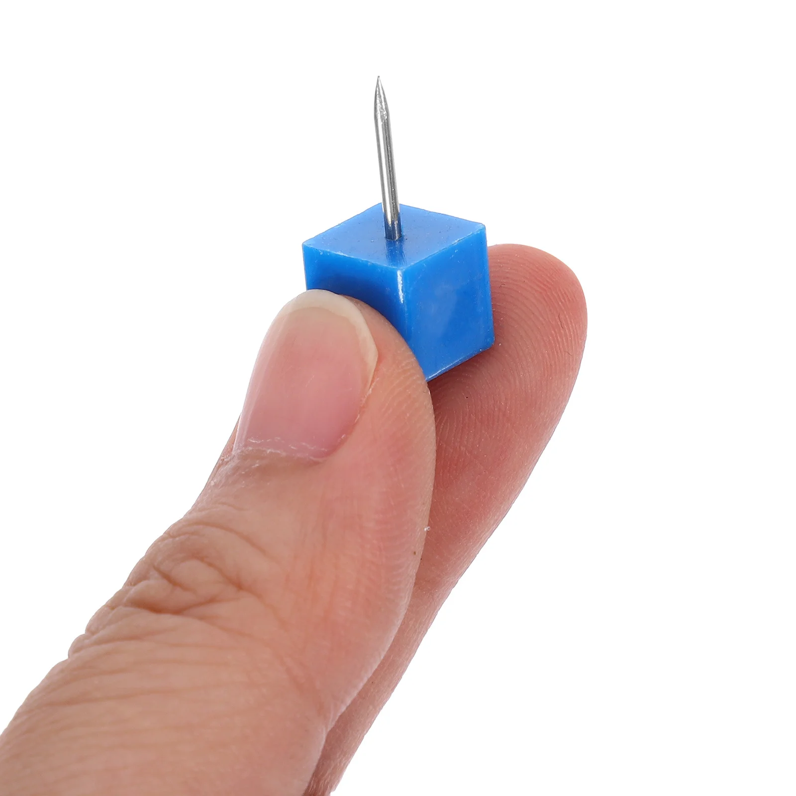 

100Pcs Colorful Square Head Tacks Multi-Colored Steel Push Pins for Map Marking Bulletin Board Pin Small Head Map Tack