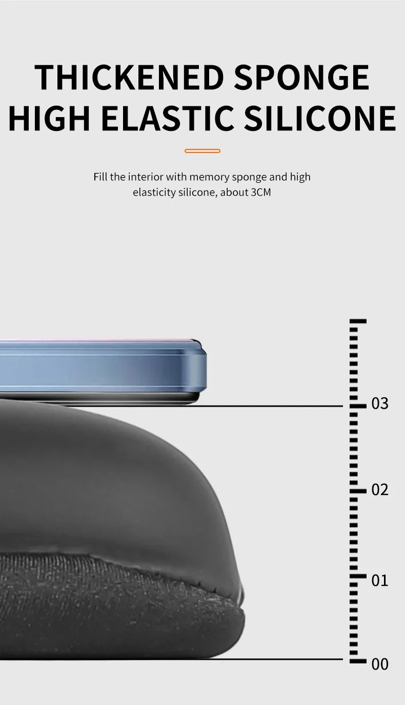 ESLNF Gel Soft Bike Anti-Rutsch-wasserdichter Sattelbezug Kissen gepolstert Sport Fahrrad Outdoor Stoßdämpfung gepolsterter Sitzbezug – Detail 9