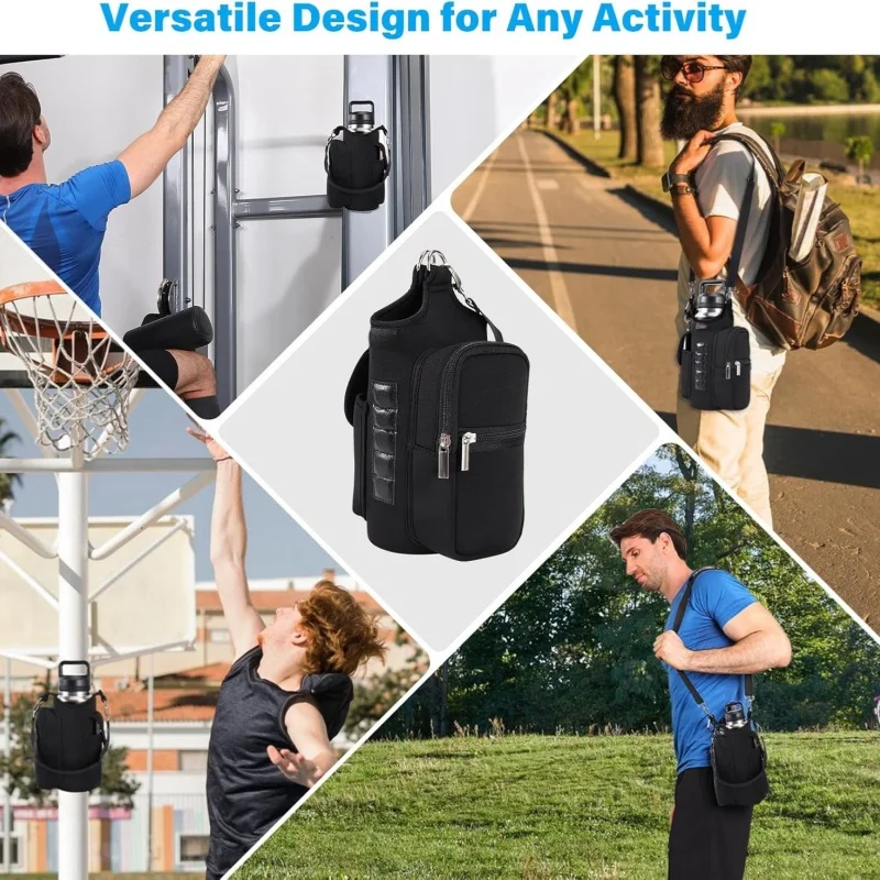 Magnetic Gym Bag, Water Bottle Holder Gym magnetic bag company, Magnetic Crossbody Gym Bag for Gym, Travel, Work and Sports