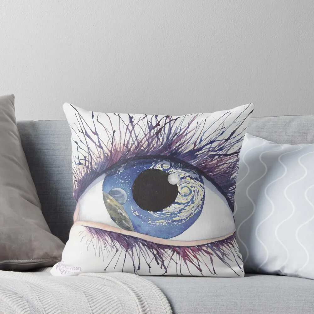 

Stars in her Eyes Throw Pillow ornamental pillows Sofa Cushions anime girl