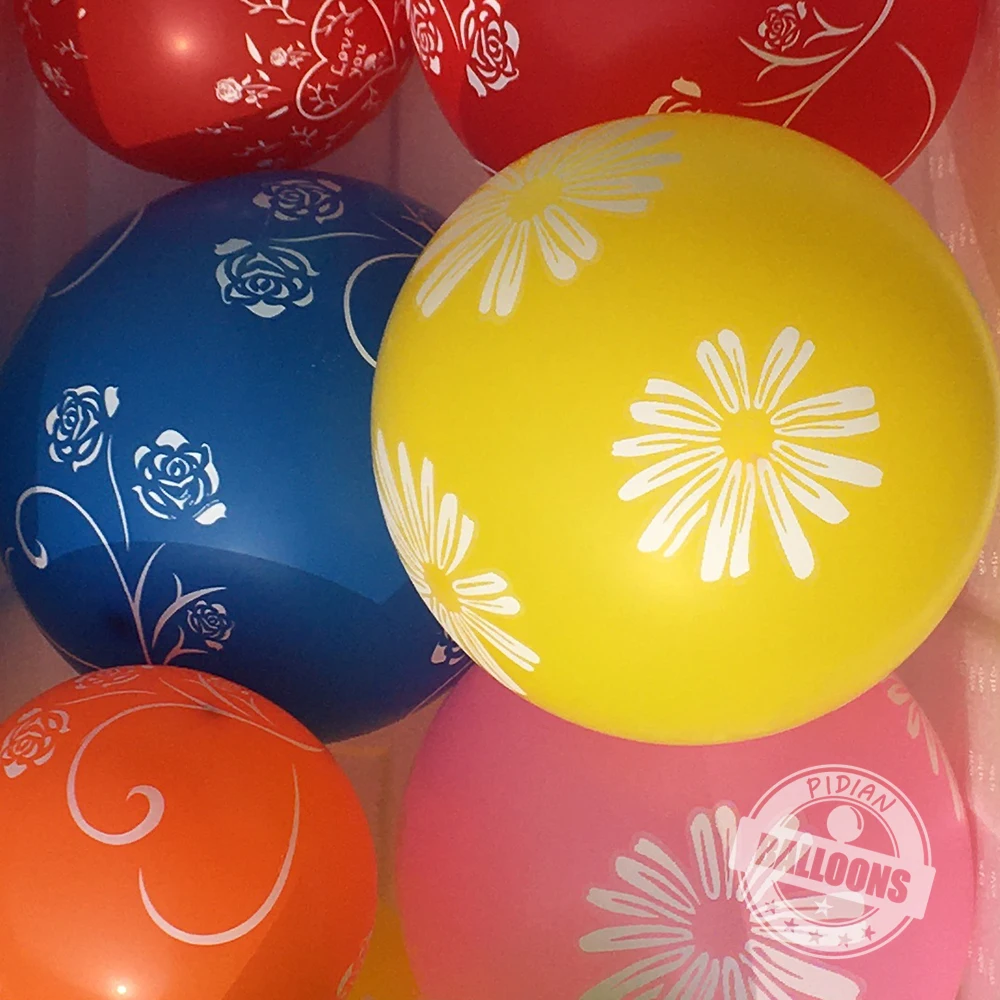 

10/20/50pcs 12inch Printed Design Balloon Personalized Theme Party Decoration Ballons Birthday Wedding Scene Decor Supplies