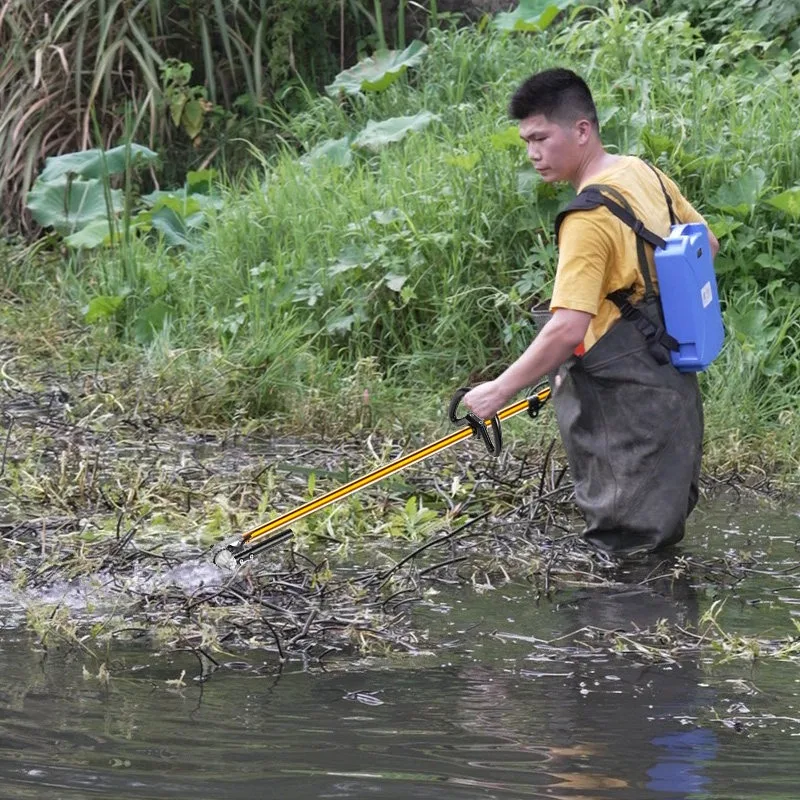 Electric underwater lawn mower fish aquaculture charging underwater water mower weeding artifact