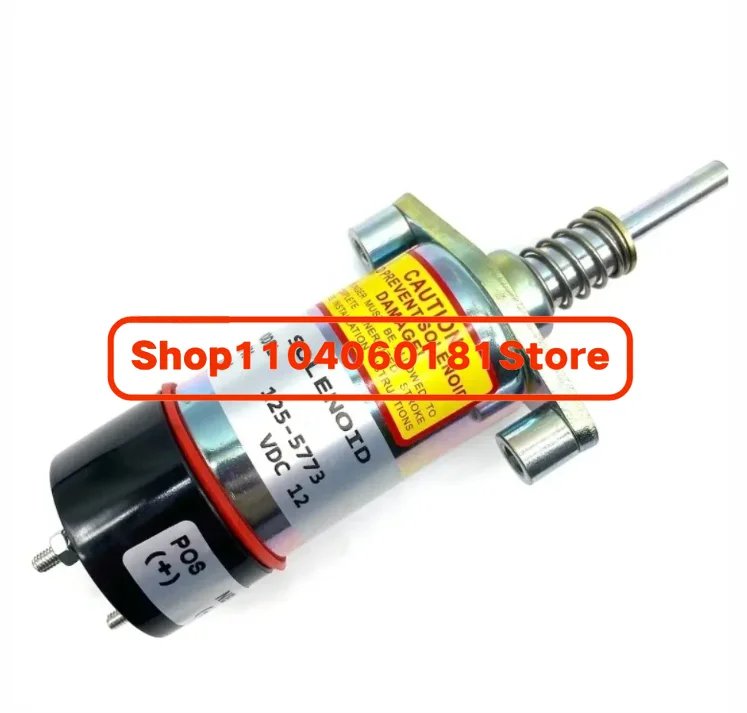 

12 В 1255773 125-5773 Соленоид пламени Соленоид отключения топлива для двигателя C Соленоид остановки топлива для 3204 3304 3304B 3306 3306B