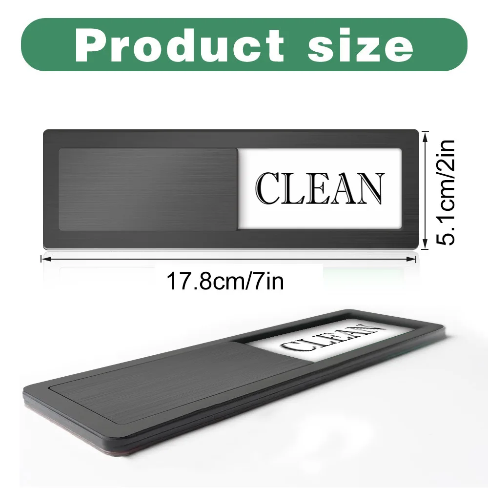 Kitchen Appliance Marker Dishwasher Status Label Magnetic Dishwasher Status Label High Visibility Design Easy Attachment Removal