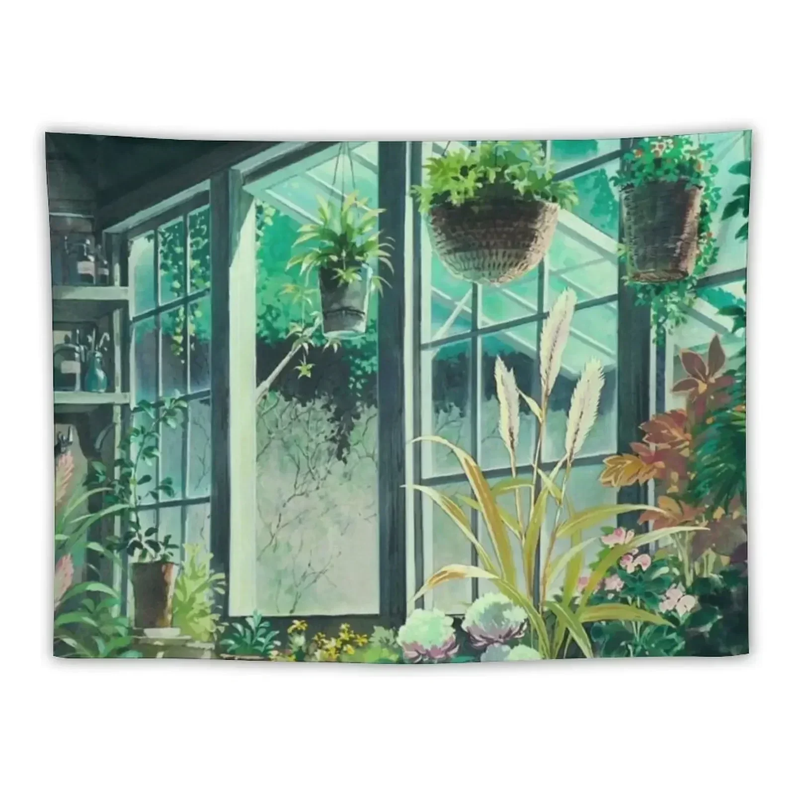 

Ghibli Floral Plants Tapestry Things To The Room Decor For Bedroom Anime Decor Tapestry