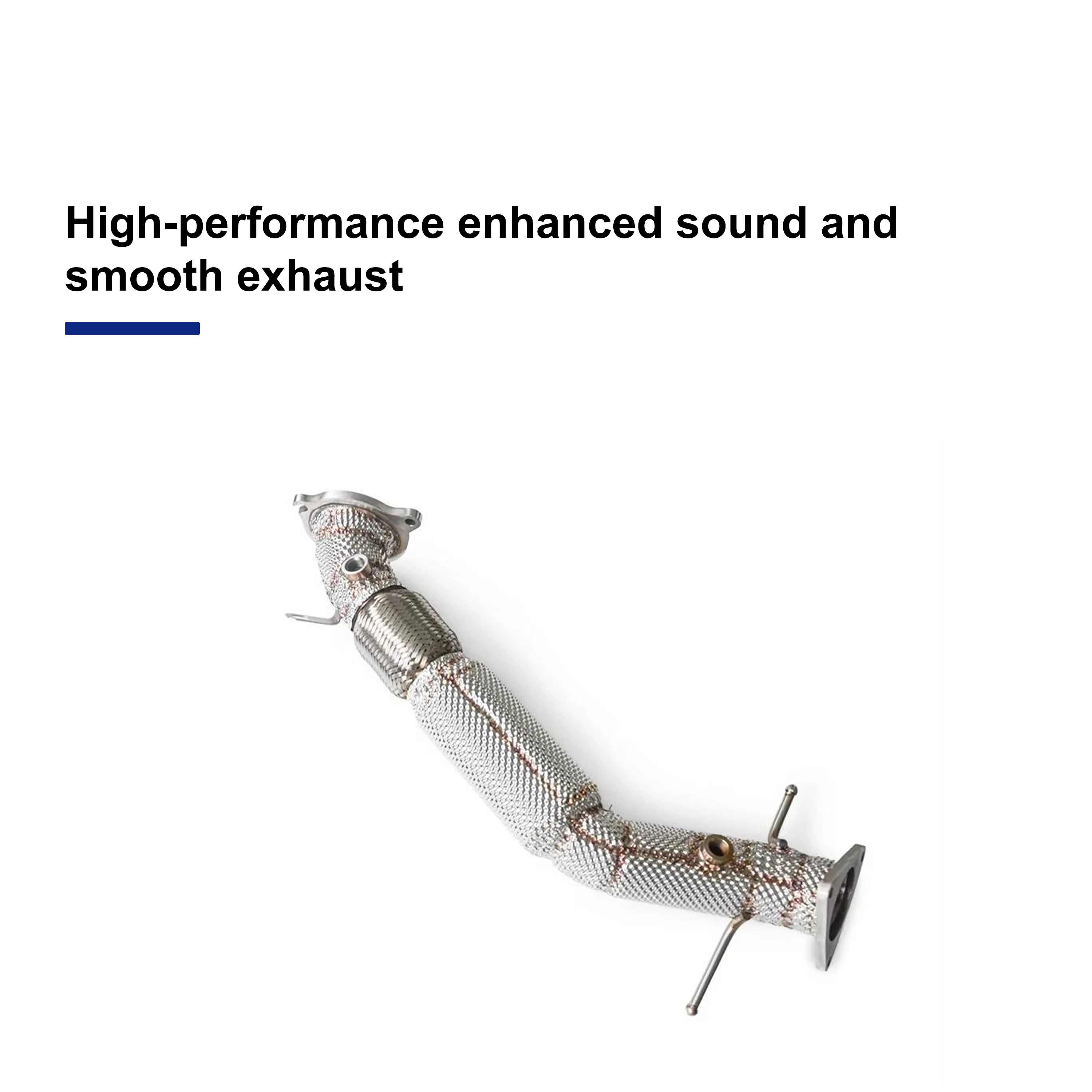 ACE Downpipe für Land Rover Range Rover Evoque 2.0T 2016-2019 Hochleistungs-Auspuff Sport-Kat Downpipe Auspuffrohr Auto-Zubehör – Detail 5