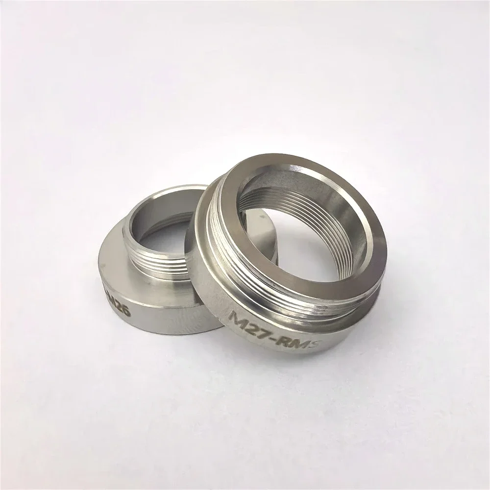 Stainless Steel Ring Adapter Male to Female M25 M26 M27 M32 Interface Conversion for Olympus Mitutoyo Metallographic Microscope