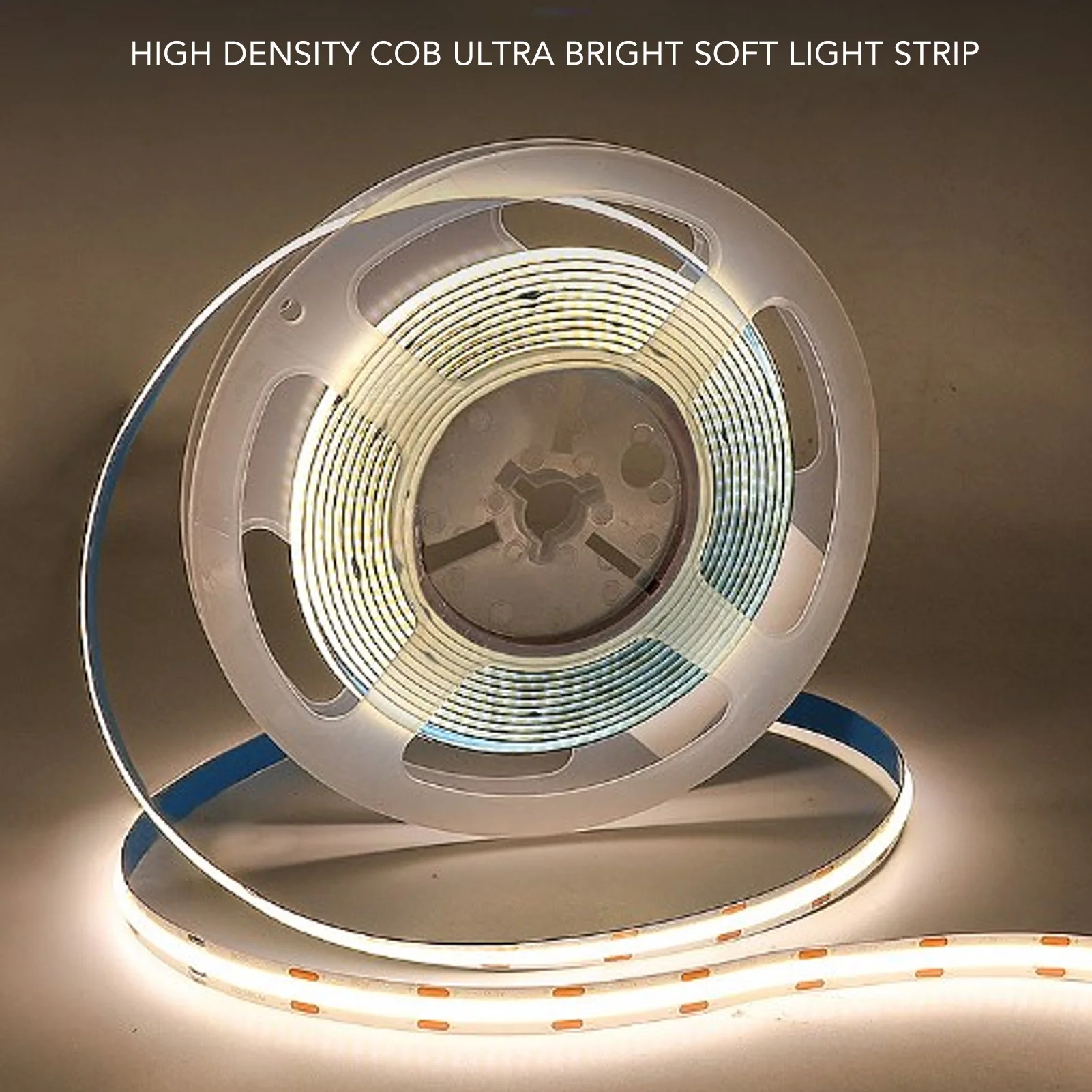 

ZK20 COB LED Strip Light 10m 110LM 252 Lamp Beads Cuttable Flexible Self Adhesive COB LED Tape Light 4000K Neutral Light