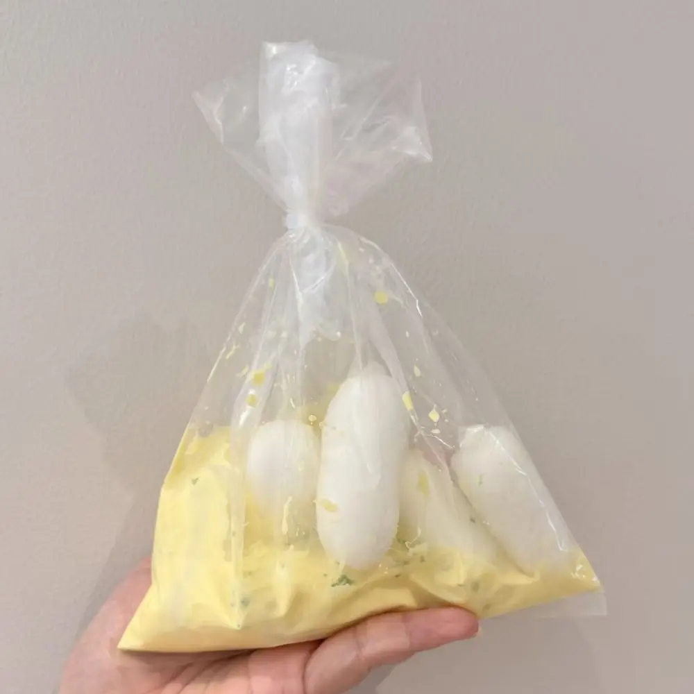 Crunch Sound Rice Cake Squeeze Bag Anxiety Relief Kneading Rice Cake Squishy Toy Hand Relax Funny Sensory Stress Bag