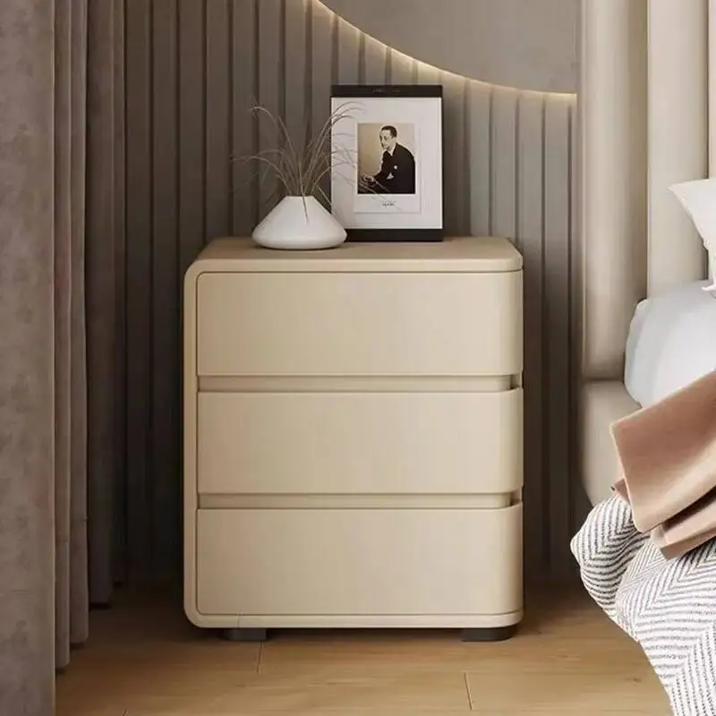 طاولات حديثة للتخزين بجانب السرير الخشبي وغرفة النوم الضيقة وخزائن الأدراج الصناعية الكاملة وغرفة الأثاث Criado Mudor De Quarto #2