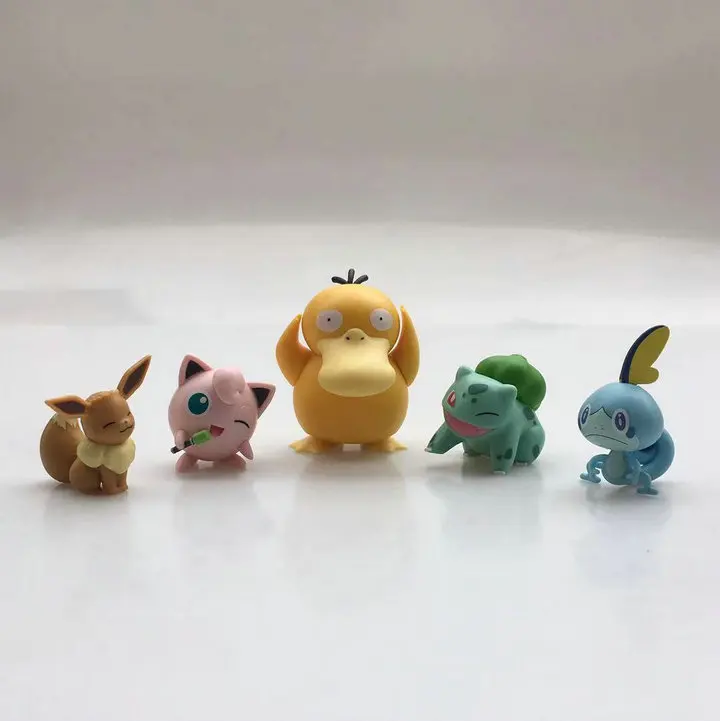 

Authentic Loose Stock - Jigglypuff, Eevee, Bulbasaur and Sobble Plush Doll Ornaments