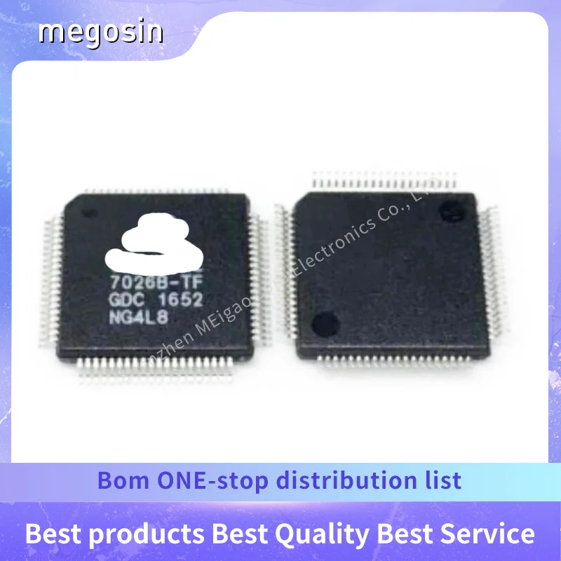 1pcs/lot CH7026B-TF CH7026B 7026B-TF LQFP80 Video output processor chip