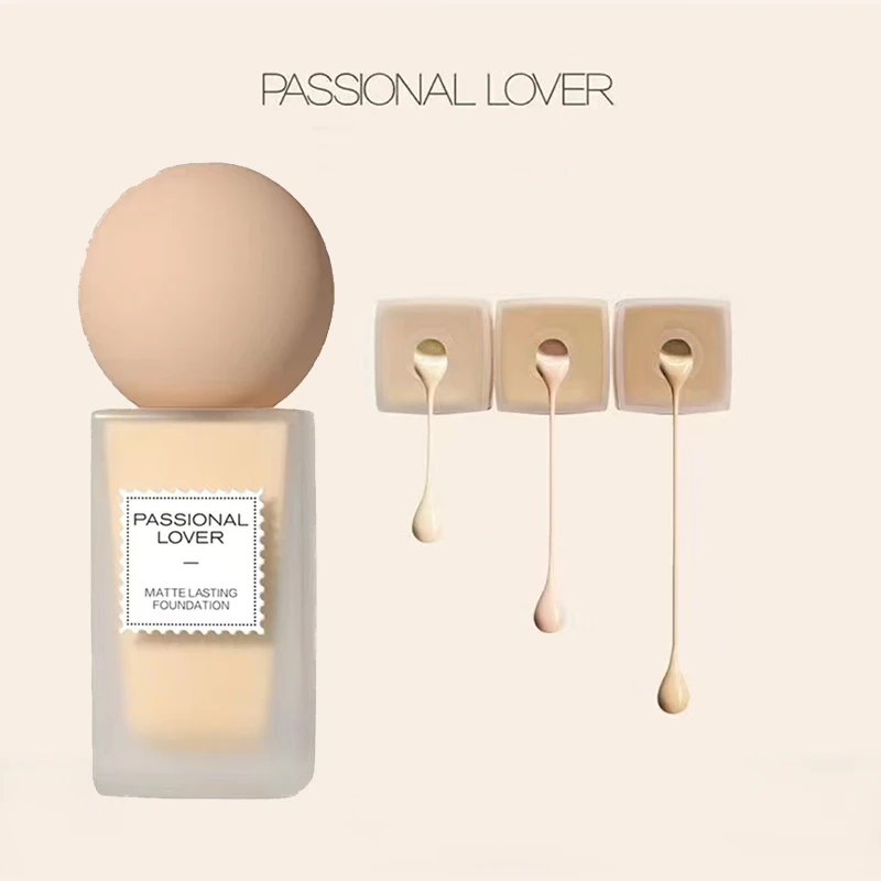 Passional Lover Matte Makeup Foundation Make-up Long Term Oil Control Concealer Waterproof Korean Women's Professional Cosmetics