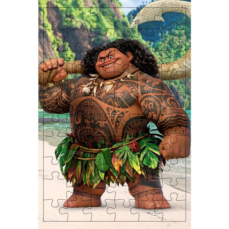 Disney filme dos desenhos animados princesa moana 300 500 1000 pçs puzzles jogo brinquedos de madeira jigsaw hobby para o presente meninas ornamentos sala mesa