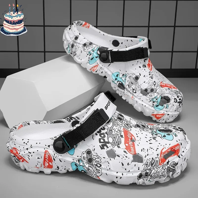 

Man Shoes EVA Slippers Summer Men Garden Clogs 2025 Summer Slippers for men Outdoor Slide Soft Beach Shoes Male Summer Sandals