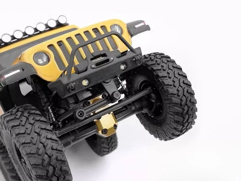 1/24 Crawler car Nylon front Bumper & Winch Model fit Axial SCX24 Jeep Wrangler body RC Truck 1 24 Radio Control toy