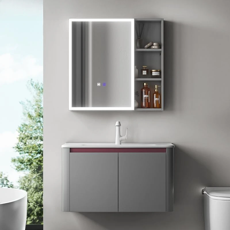 

Bathroom cabinet, small apartment, integrated ceramic basin, toilet, washtop