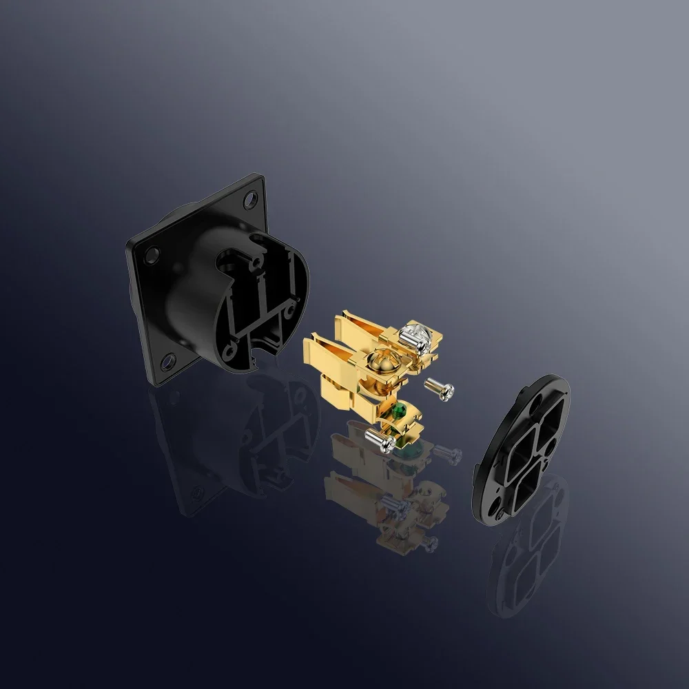 Viborg-Puro Cobre Banhado A Ouro US Tomada, Única Tomada De Cobre Puro, US-NEMA, VM04G